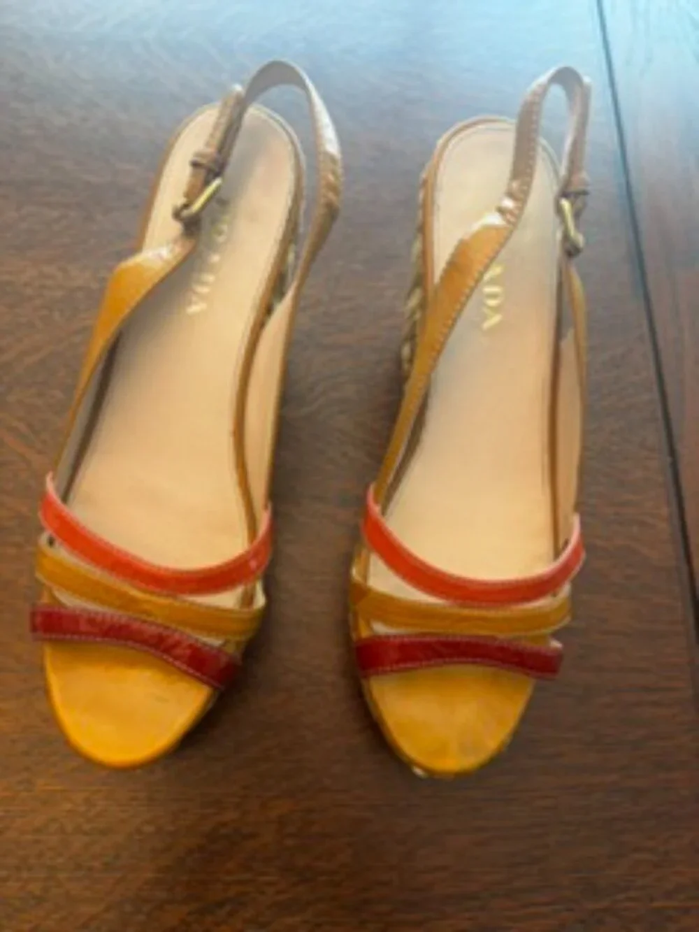 Prada platform sandals